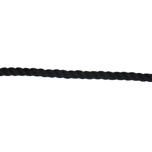4mm Black Cotton Rope sold by the metre