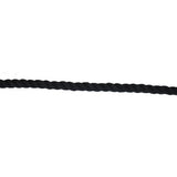 6mm Black Cotton Rope sold by the metre