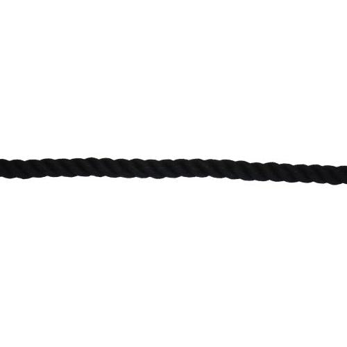 8mm Black Cotton Rope sold by the metre