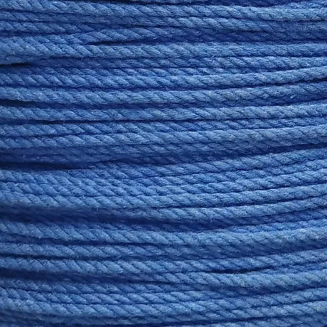4mm Royal Blue Cotton Rope - 100m reel