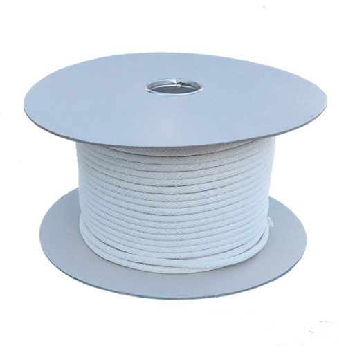 6mm Braided Cotton Sash Cord - 100m reel