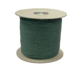 4mm Forest Green Cotton Rope - 100m reel