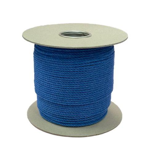 4mm Royal Blue Cotton Macrame Cord 200m Reels – RopesDirect