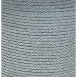 4mm Silver Grey Cotton Rope - 100m reel