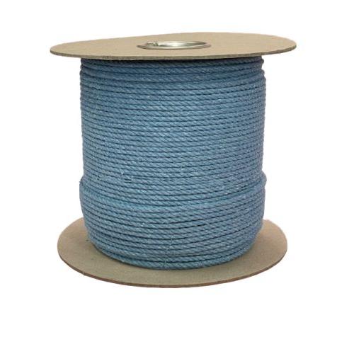 4mm Sky Blue Cotton Rope - 100m reel