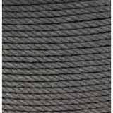 4mm Slate Grey Cotton Rope - 200m reel