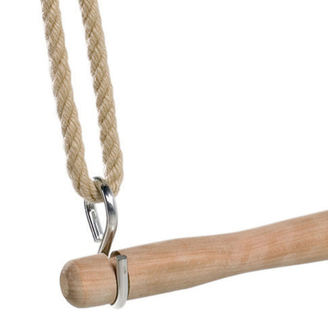 Hardwood trapeze on a white background.