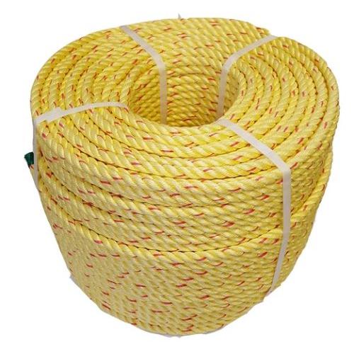 Leaded Rope Inside 16mm Leaded Yellow Polysteel Pot Rope per metre – RopesDirect
