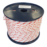 4mm White/Orange Polypropylene MultiCord - 132m Reel