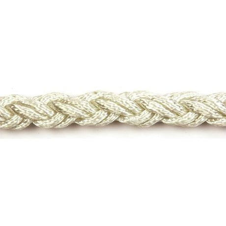 14mm 8 strand white Nylon Rope - 100m reel
