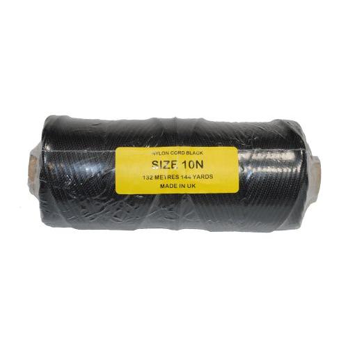 10N (3.6mm) Black Nylon Cord - 132m