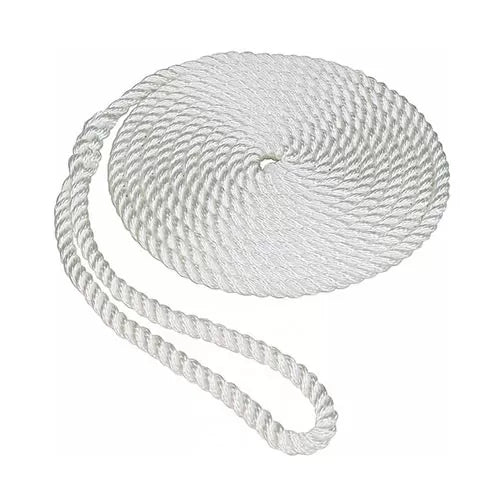 12mm White Nylon Rope Mooring Line