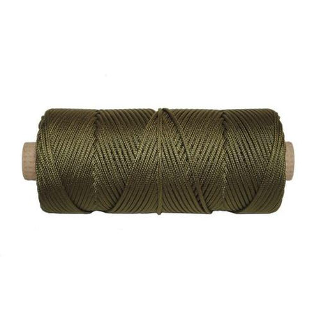 10N (3.6mm) Olive Green Nylon Cord - 132m