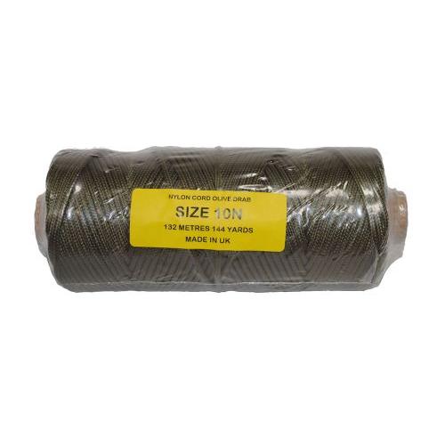 10N (3.6mm) Olive Green Nylon Cord - 132m