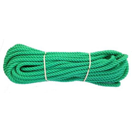 10mm Green PolyCotton Rope - 24m coil