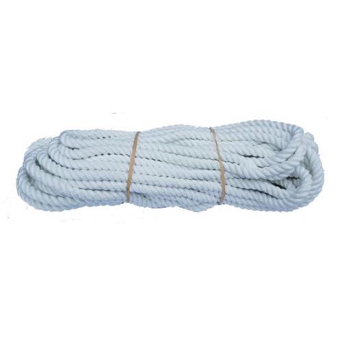 10mm White PolyCotton Rope - 24m coil