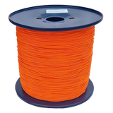 1.5mm Orange 16-Plait Polyester Cord - 1500m Reel