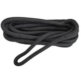 10mm x 10m Black Double Braid Dockline