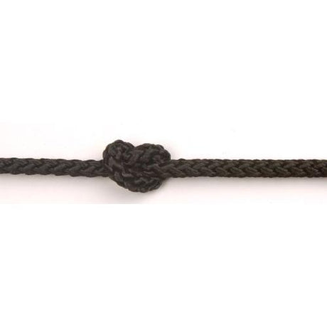 6mm Black 8-plait Polyester Cord - 1000m Reel