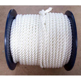 24mm White Polyester Rope - 100m reel