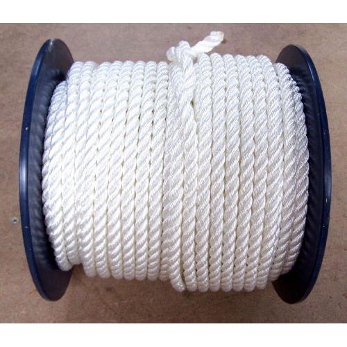 24mm White Polyester Rope - 100m reel