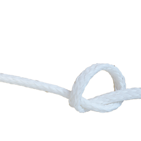 10mm White Hollow Braid Polyethylene sold by the metre