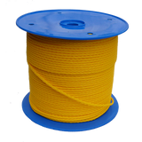 5mm Yellow Hollow Braid Polyethylene 500m Reel