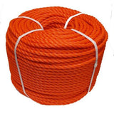 12mm Orange Polyethylene Rope - 220m coil