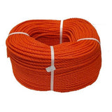 6mm Orange Polyethylene Rope - 220m coil