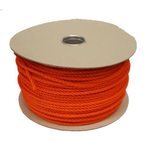 6mm Orange Polyethylene Rope - 220m reel