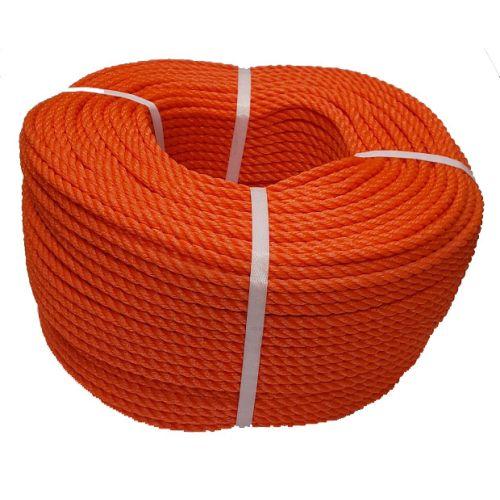 10mm Orange Polyethylene Rope - 220m coil