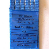 10m x 50mm Load Strap 5000kg