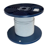 4mm White Fleck Shock Cord - 100m reel