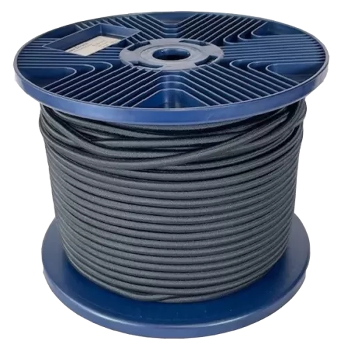 6mm Black Shock Cord - 100m reel