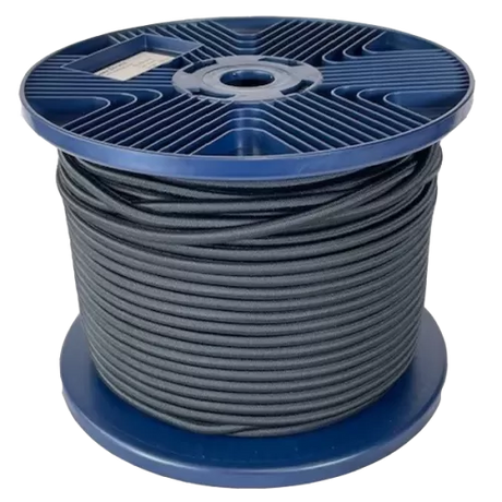 6mm Black Shock Cord - 100m reel