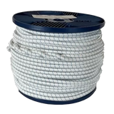 7mm White Fleck Shock Cord - 100m reel