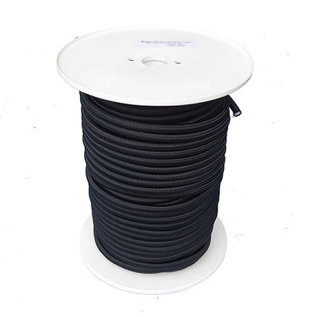 12mm Black Shock Cord - 100m reel