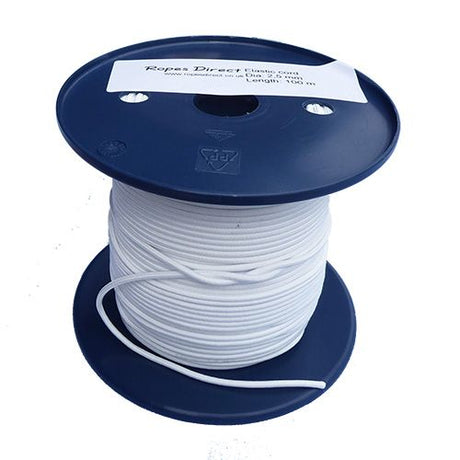 2.5mm White Shock Cord sold by the metre