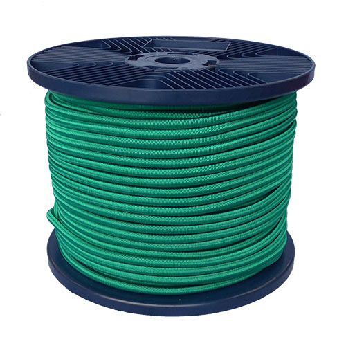 3mm Green Shock Cord - 100m reel