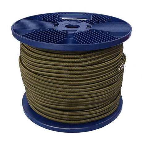 3mm Khaki Shock Cord - 100m reel
