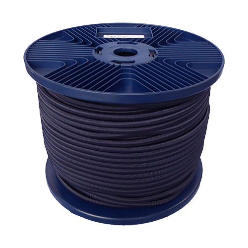 3mm Navy Shock Cord - 100m reel