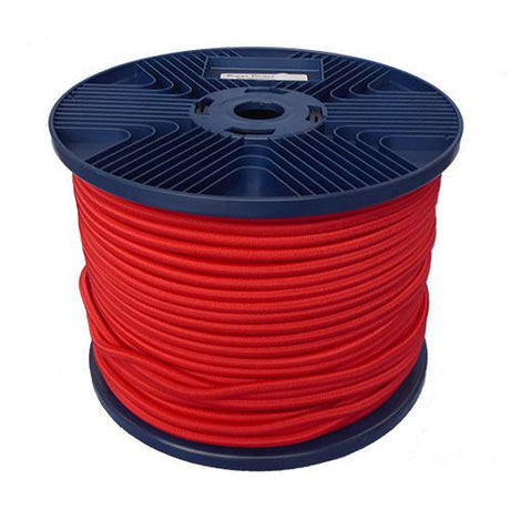 4mm Red Shock Cord - 100m reel
