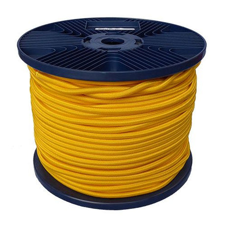 6mm Yellow Shock Cord - 100m reel