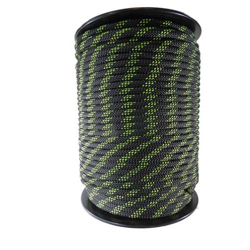 11mm Neon Black LSK Static Rope - 200m reel