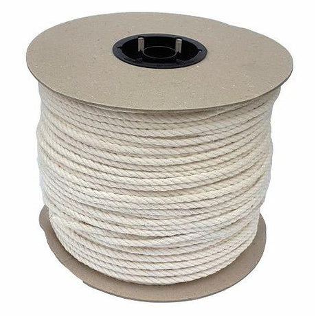 6mm Synthetic Cotton Rope sold by the metre
