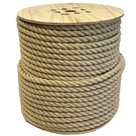 14mm Synthetic Hemp Rope - 100m reel