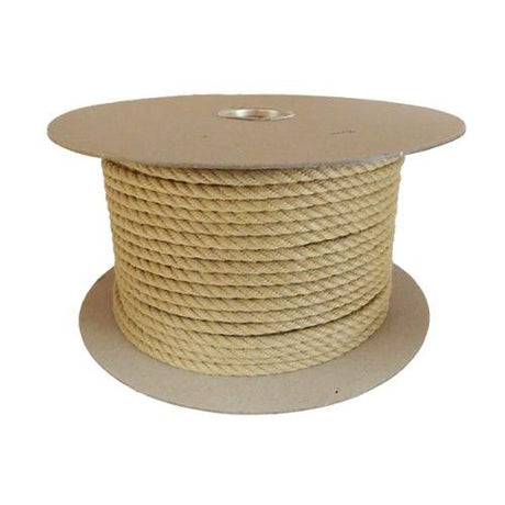 8mm Synthetic Hemp Rope - 100m reel