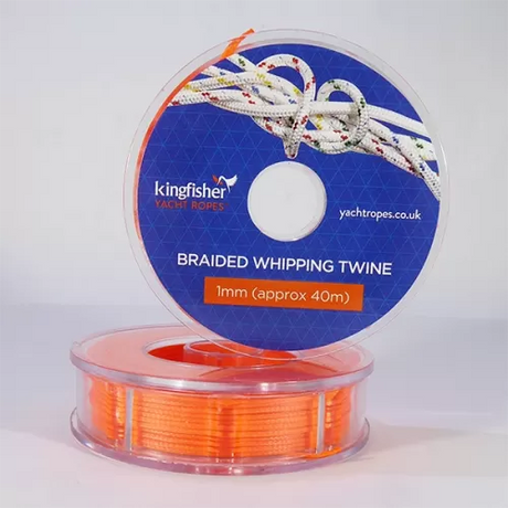 Neon Orange Braided Whipping Twine