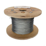 2mm 7x7 Galvanised Steel Wire Rope - 100m reel