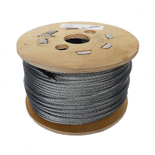 4mm 7x7 Galvanised Steel Wire Rope - 100m reel